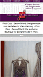 Mobile Screenshot of firstclass-secondhand.at